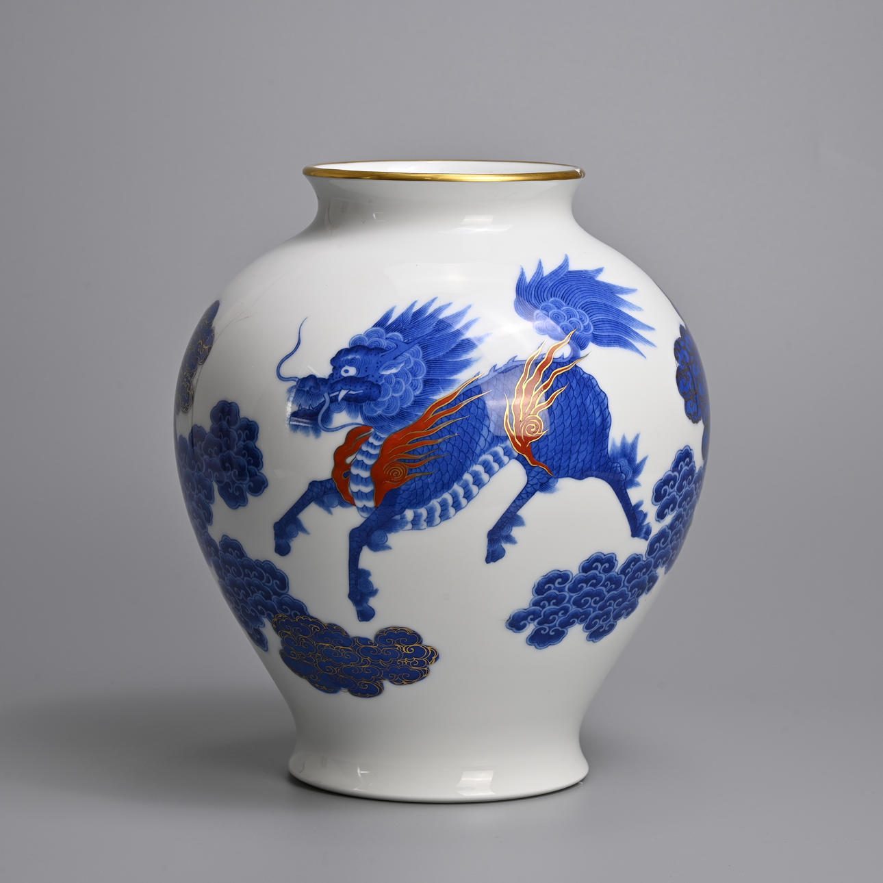 その他 Fukugawa Porcelain Vase A JAPANESE PORCELAIN VASE, AFTER FUKAGAWA KORANSHA COMPANY, 20TH