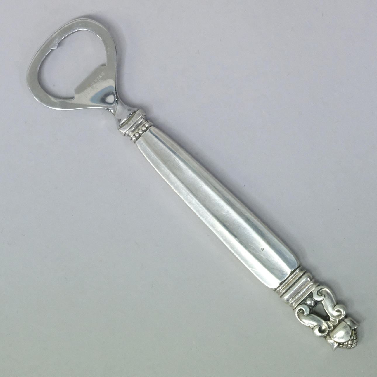 BOTTLE OPENER, MODEL “KING” /"ACORN”, GEORG JENSEN.
