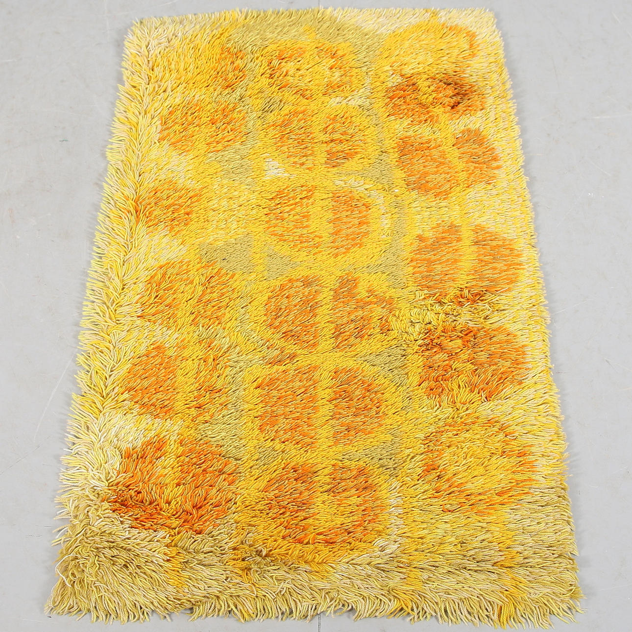 MARIANNE RICHTER. Ryamatta, ull, "Sörby", Öster Gyllen Rya, Linköping. 120 x 70 cm.