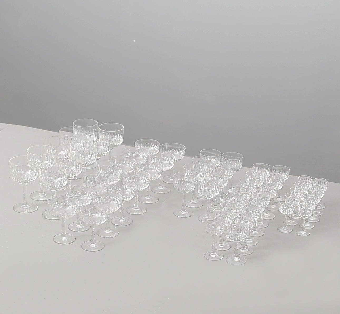 GLASSERVIS, 58 st, modell Lina, Kosta.