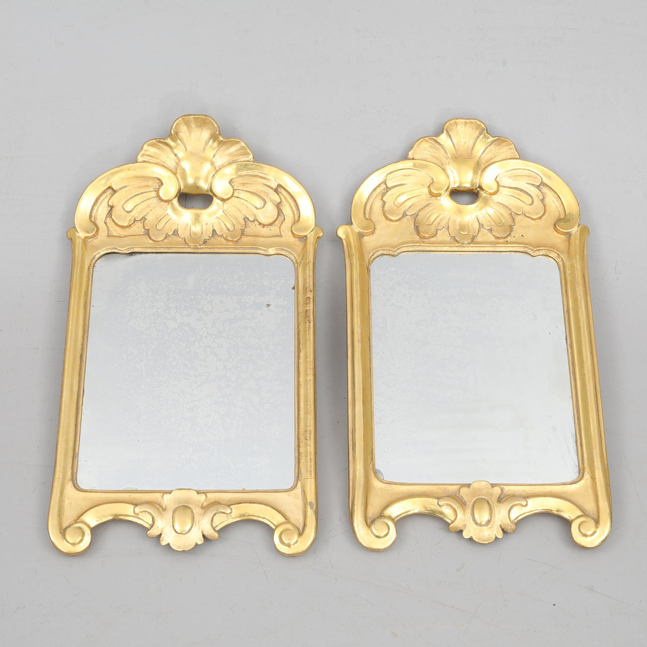 SPEJLLAMPER, par, rokoko, 1700-tallet.