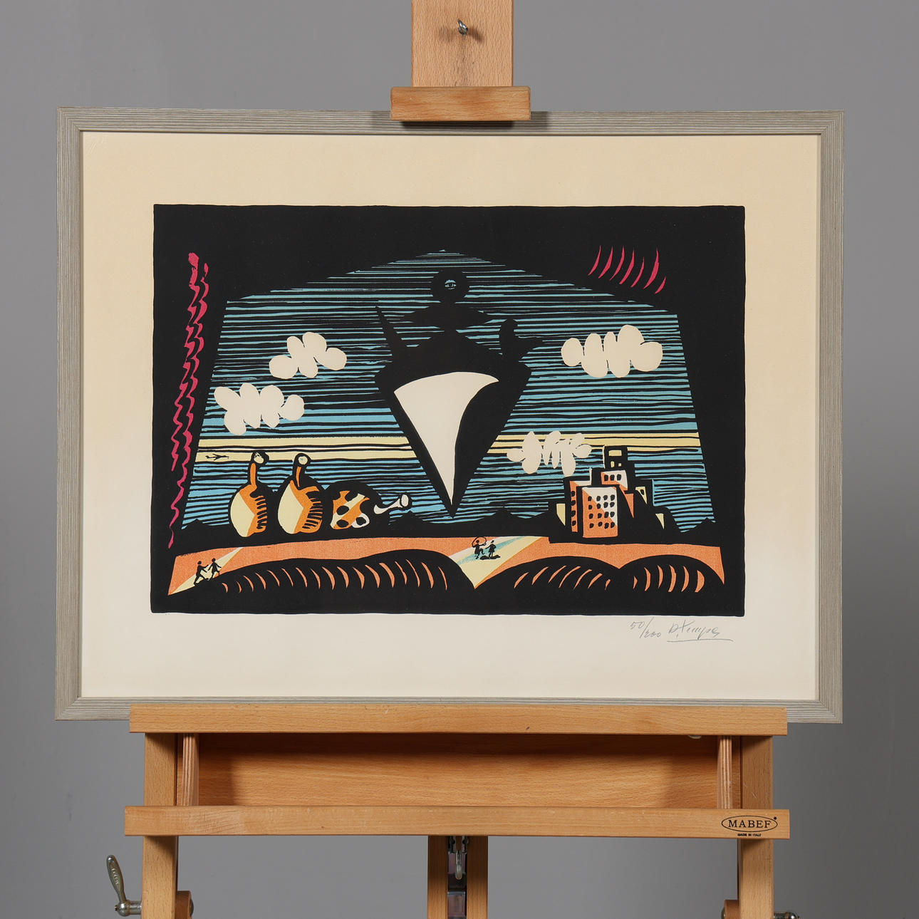 ROLAND KEMPE. LITHOGRAPH, signed, numbered 50/200.