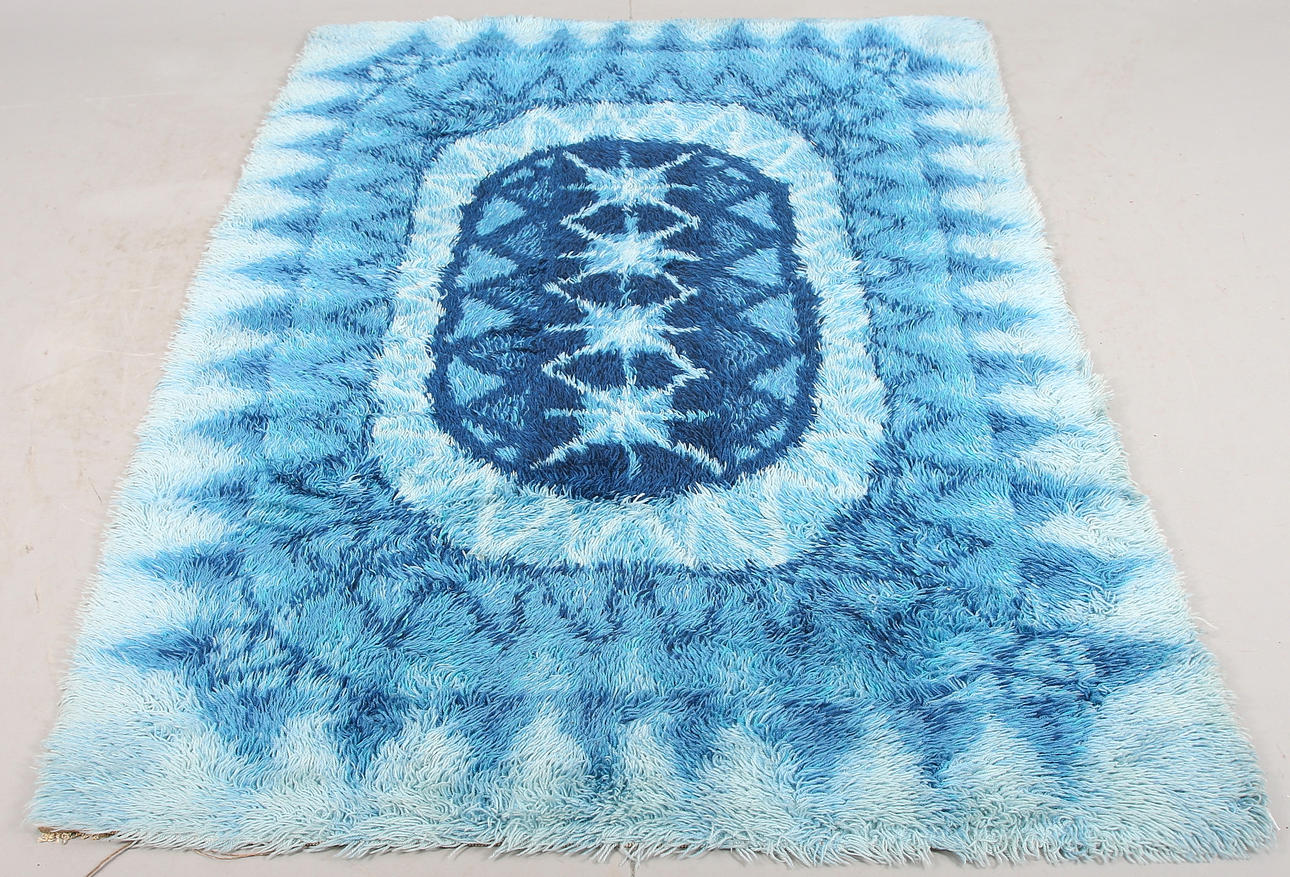 RYAMATTA, ull, tillskriven Marianne Richter, Öster Gyllen Rya, Linköping. 190 x 140 cm.