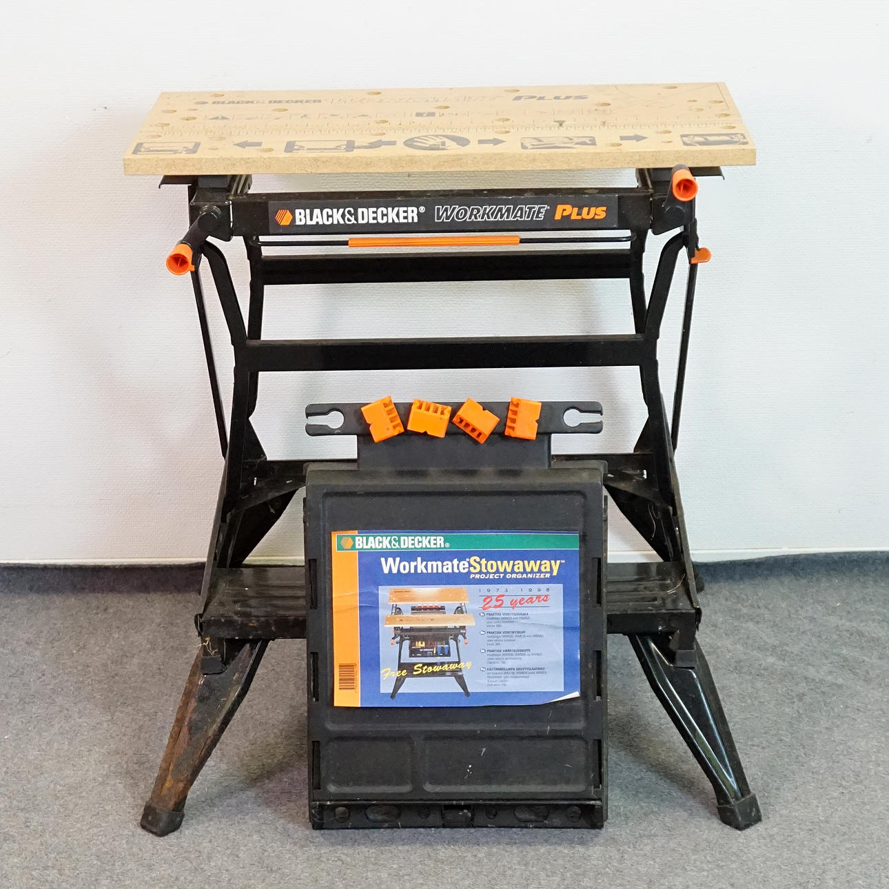 TYÖPÖYTÄ. Black & Decker, ”Workmate Plus 825", puu/teräs.