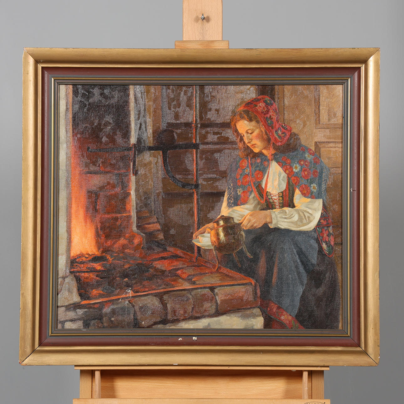 OKÄND KONSTNÄR. OIL ON CANVAS, unsigned.