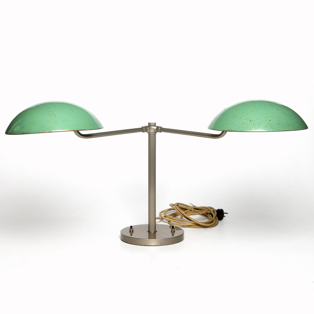 BORDSLAMPA, plåt och lackerad metall, art deco, 1930-tal.