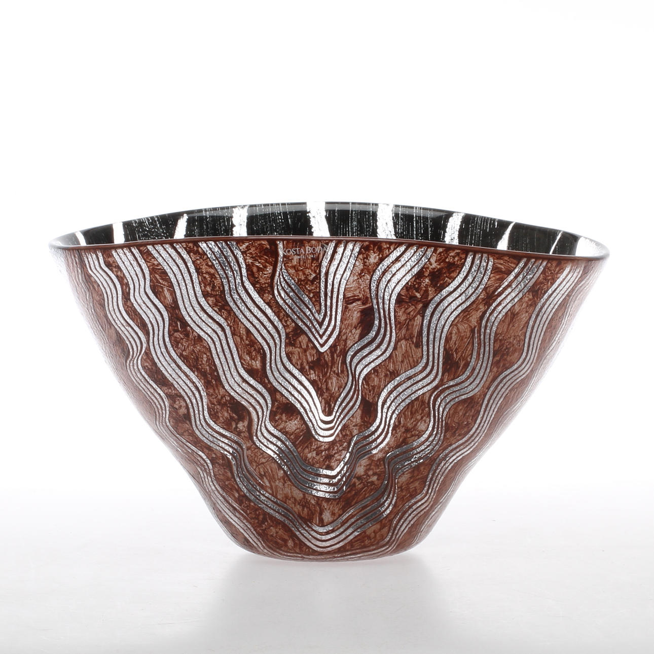 SKÅL, "Tonga", glas, Monica Backström, Kosta Boda.