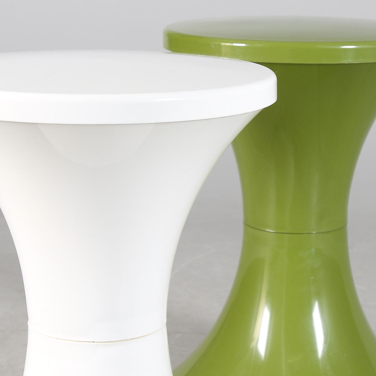 PALLAR, 2 st, plast, "Tam Tam", Stamp, Frankrike, 1960/70-tal.