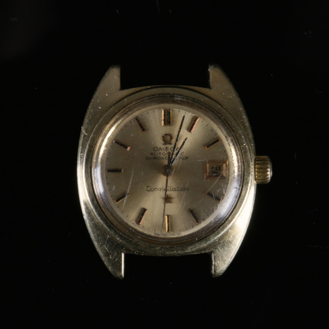 ARMBANDSUR, dam, Omega Constellation Automatic Chronometer.