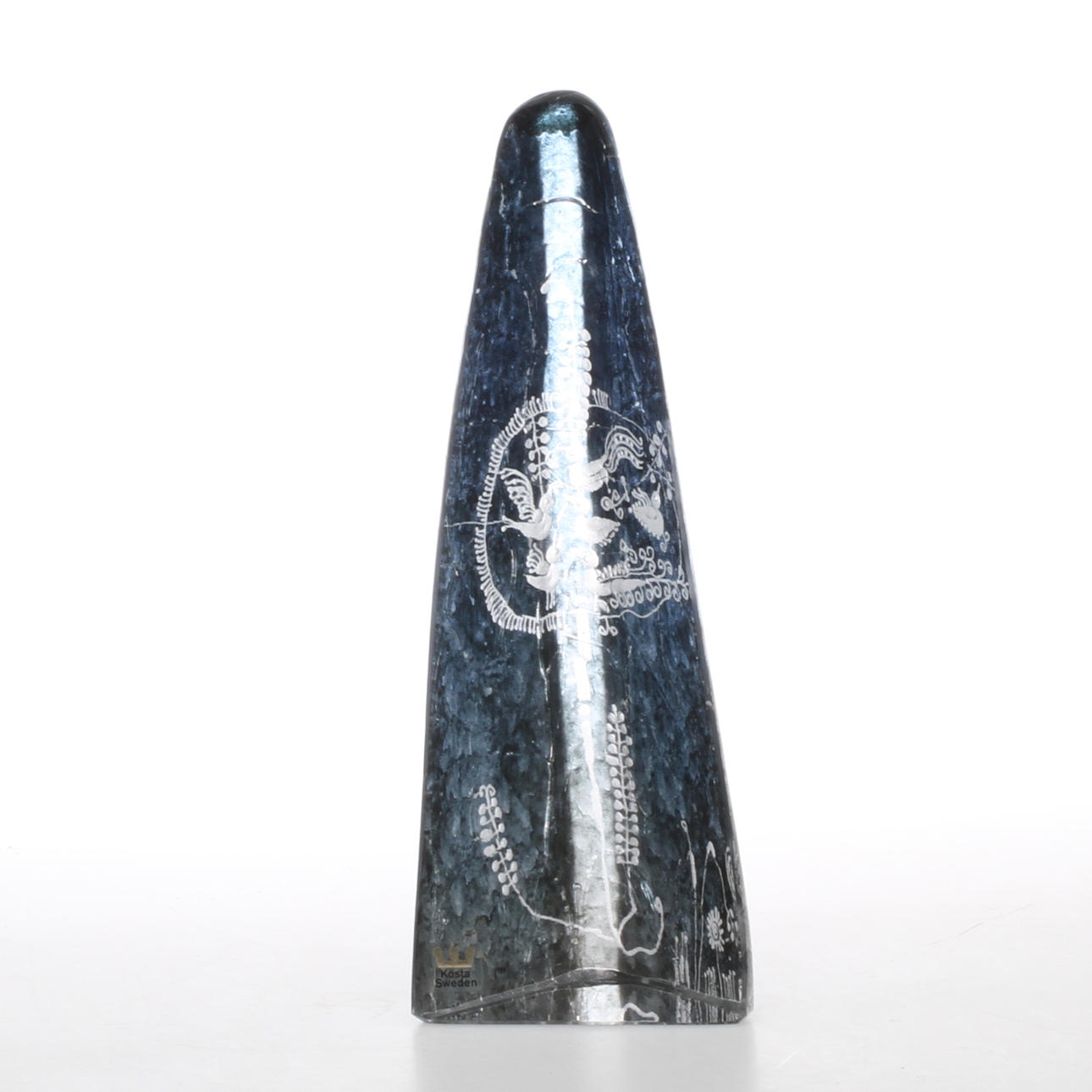 OBELISK, glas, Göran Wärff, Kosta.