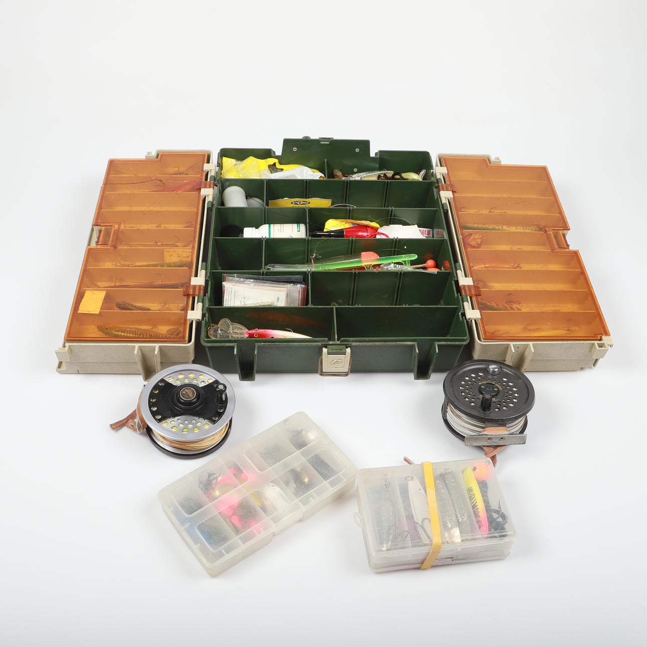 FISKEUDSTYR, TRÆK, HJUL osv.