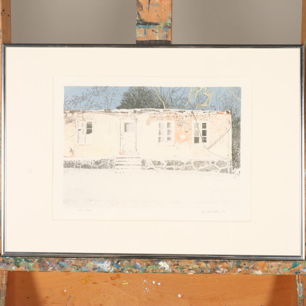 BO HULTÉN. LITHOGRAPHY, signed and numbered.