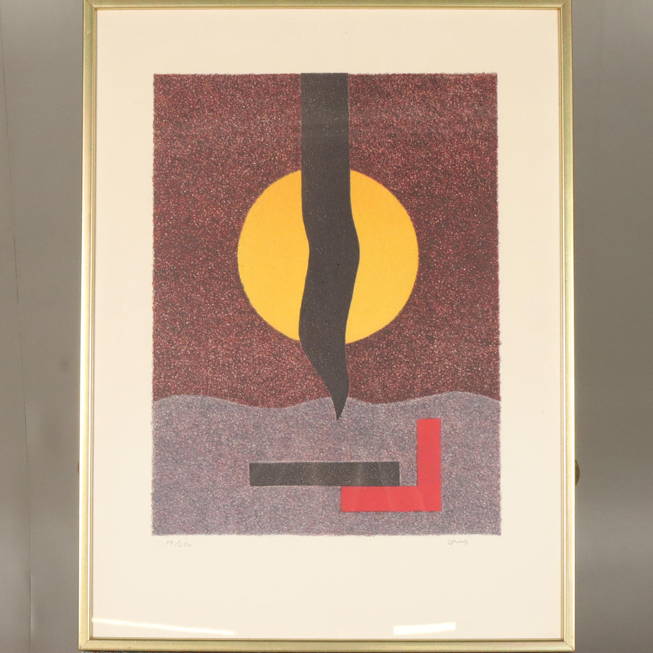 BENGT ORUP. LITHOGRAPHY, signed and numbered.