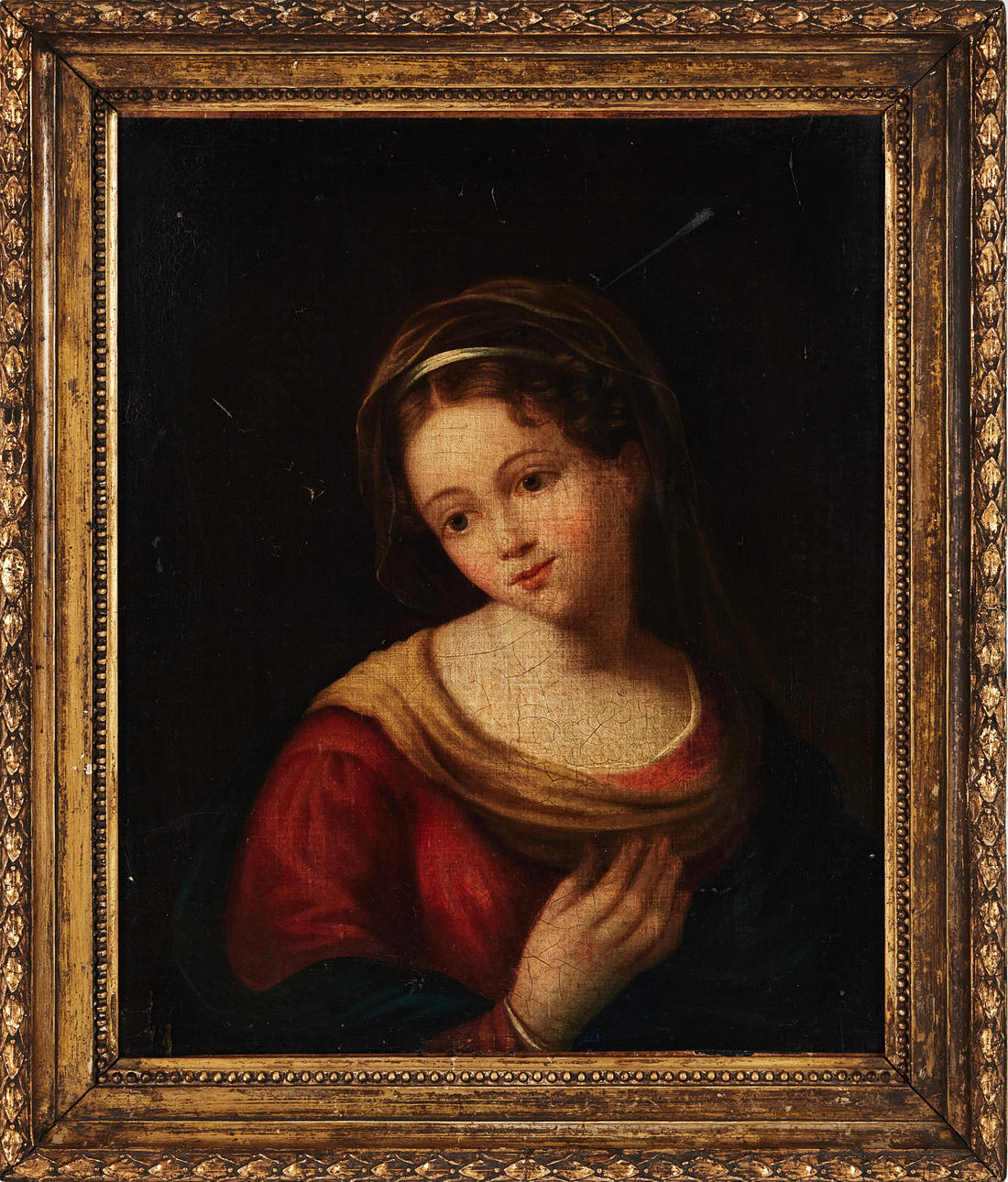 OIDENTIFIERAD KONSTNÄR. 19th century, Madonna.