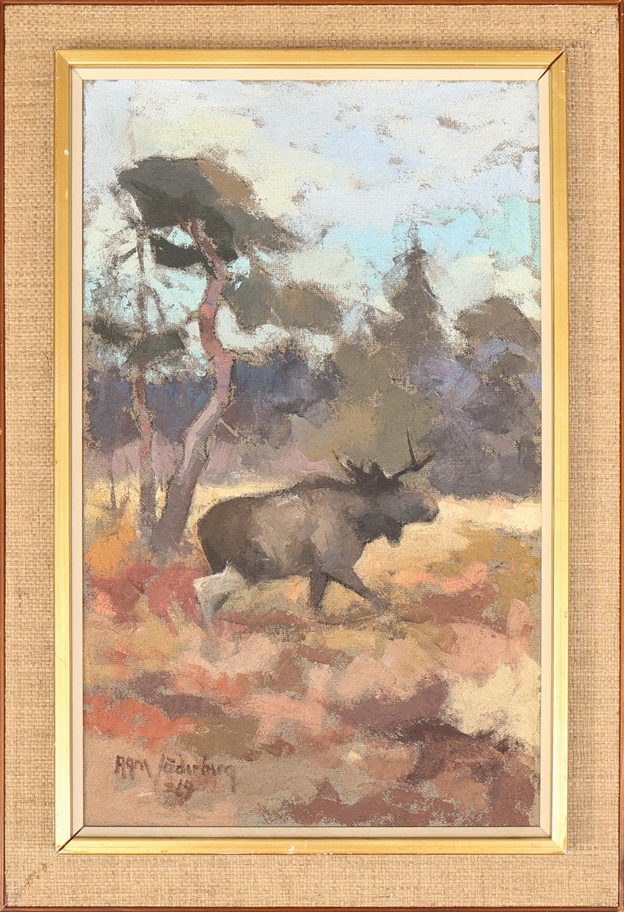 OIDENTIFIERAD KONSTNÄR. Oil on canvas, signed and dated -69.
