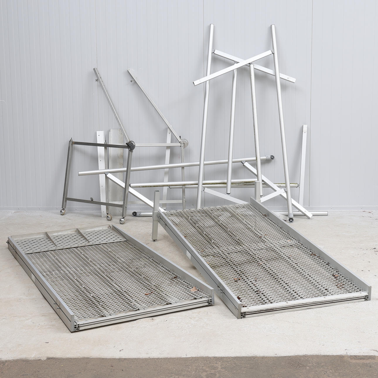 ROLLSTUHLRAMPE, mit Geländer, Kvistberga, ca. 4 Meter.