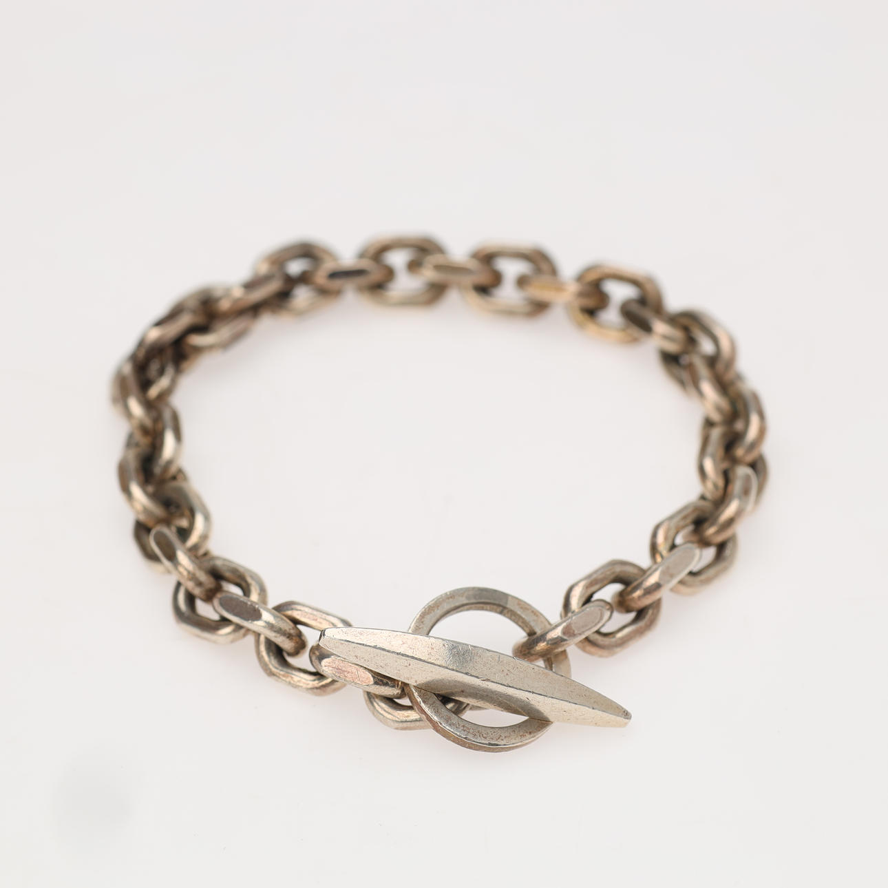 アクセサリー Denmark Anchor Chain Bracelet WorldAntique.net - Aarre & Krog - Denmark. Sterling Silver