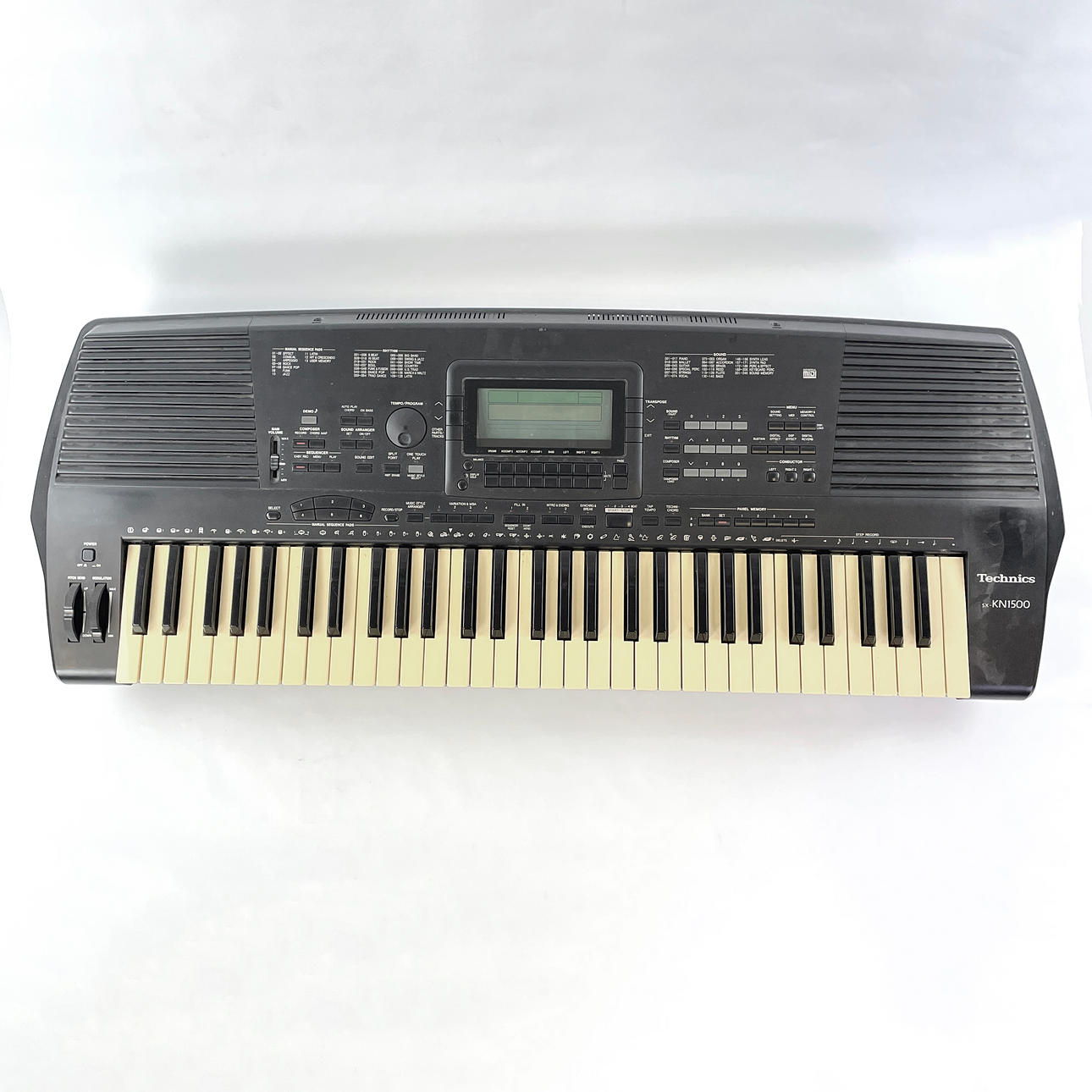KEYBOARD. Technics SX-KN1500, with stand, bag & pedal, Japan