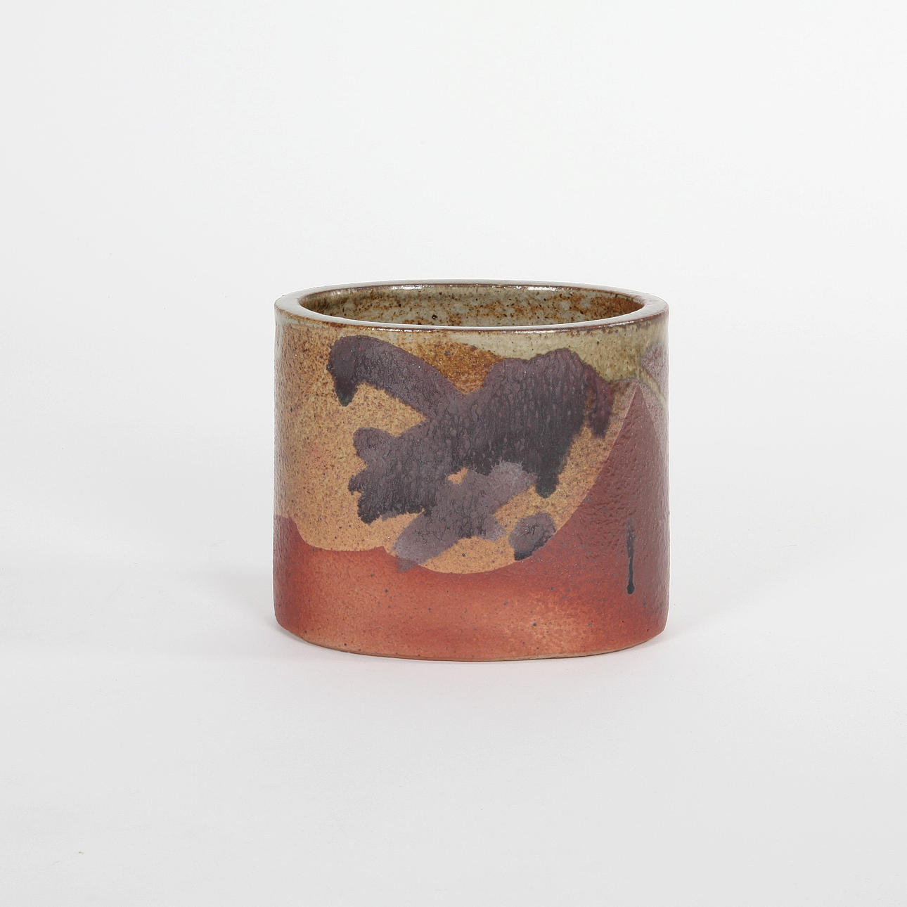 ROLF PALM. Vase, glazed stoneware, own workshop, Mölle.