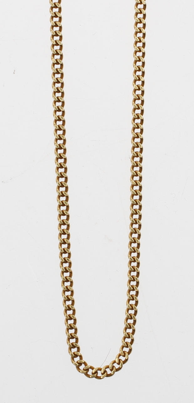 KEDJA, 18k guld, vikt ca 6,6 gram.