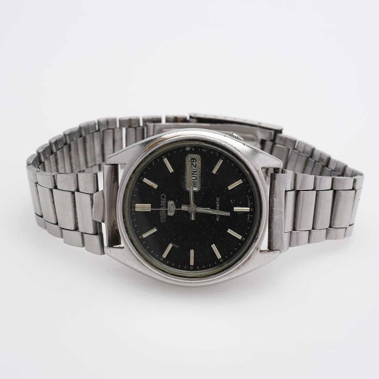 RELOJ DE PULSERA, ACERO, SEIKO 5, MISIÓN AUTOMÁTICA.