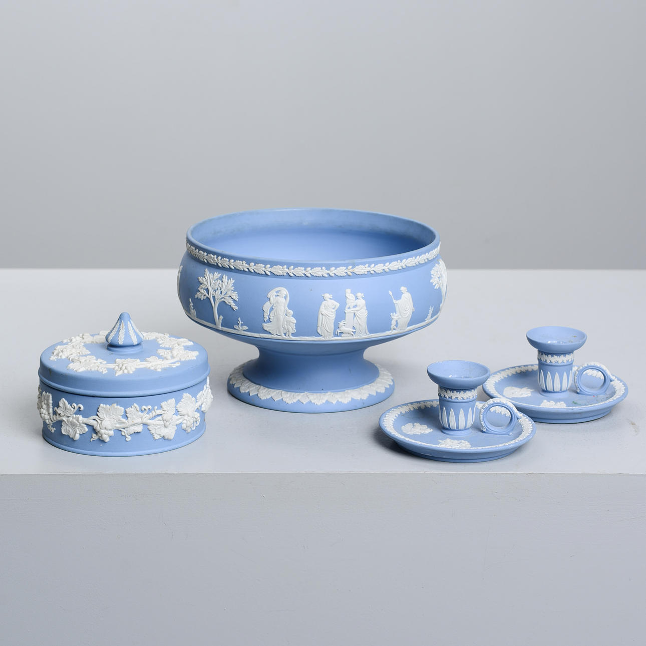 WEDGWOOD, 4 kpl, jasperware, Englanti.