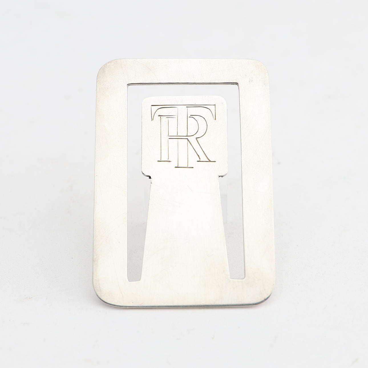 ELON ARENHILL. Banknote clip, silver, Malmö 1970.