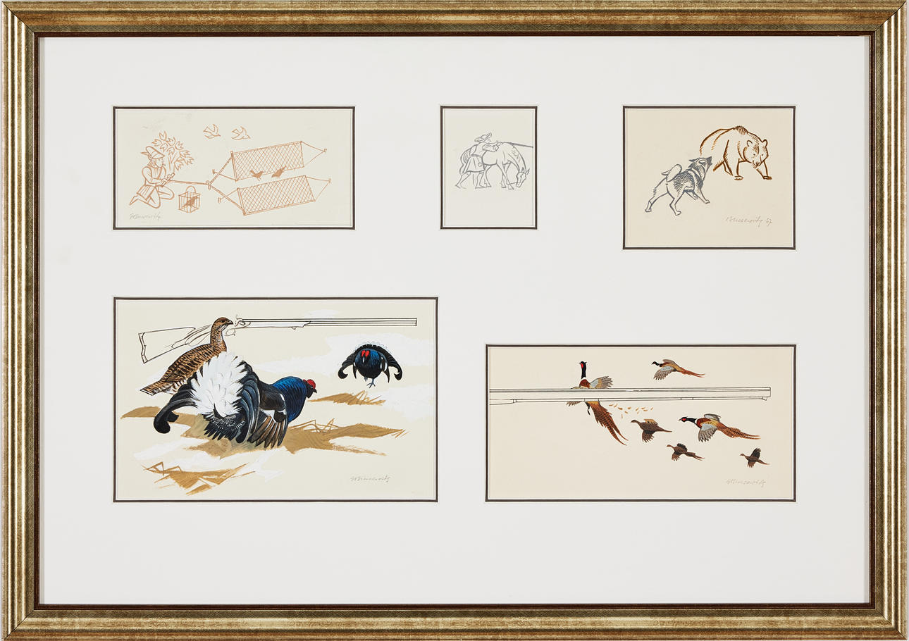 GUNNAR BRUSEWITZ. From “Hunting” by Gunnar Brusewitz.