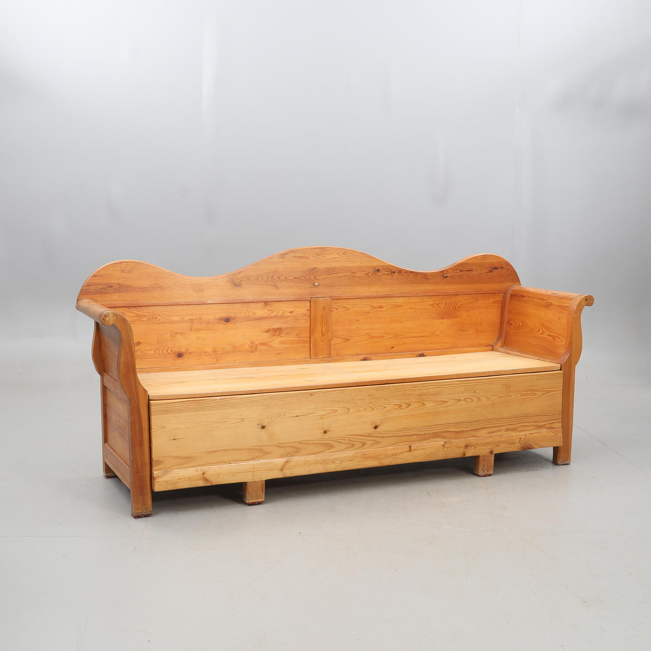 KITCHEN SOFA, with storage, pine.