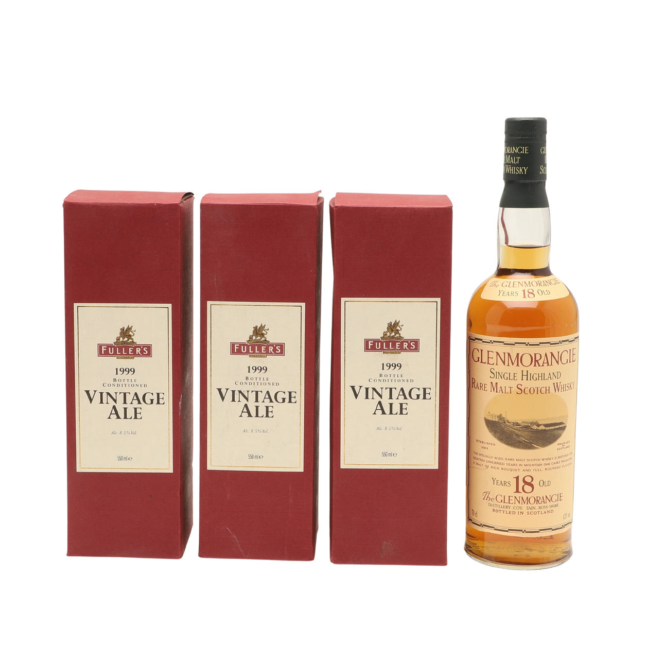 GLENMORANGIE WHISKY & VINTAGE ALE.