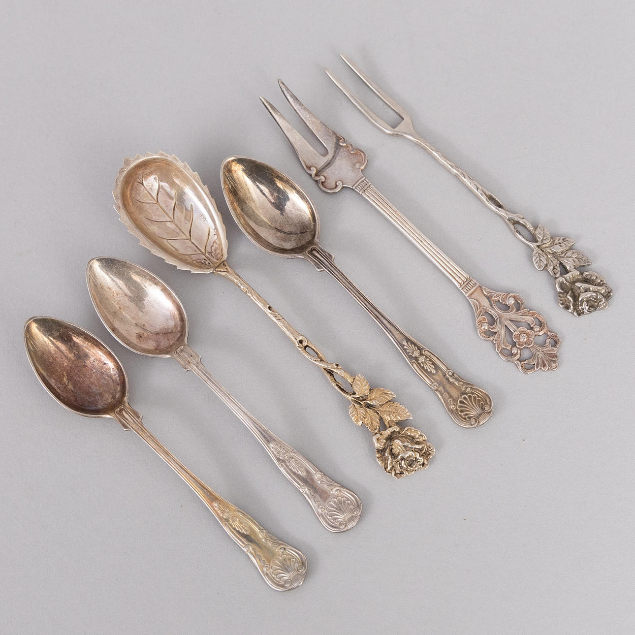 HOPEA RUOKAILUVÄLINEET, 6 kpl.