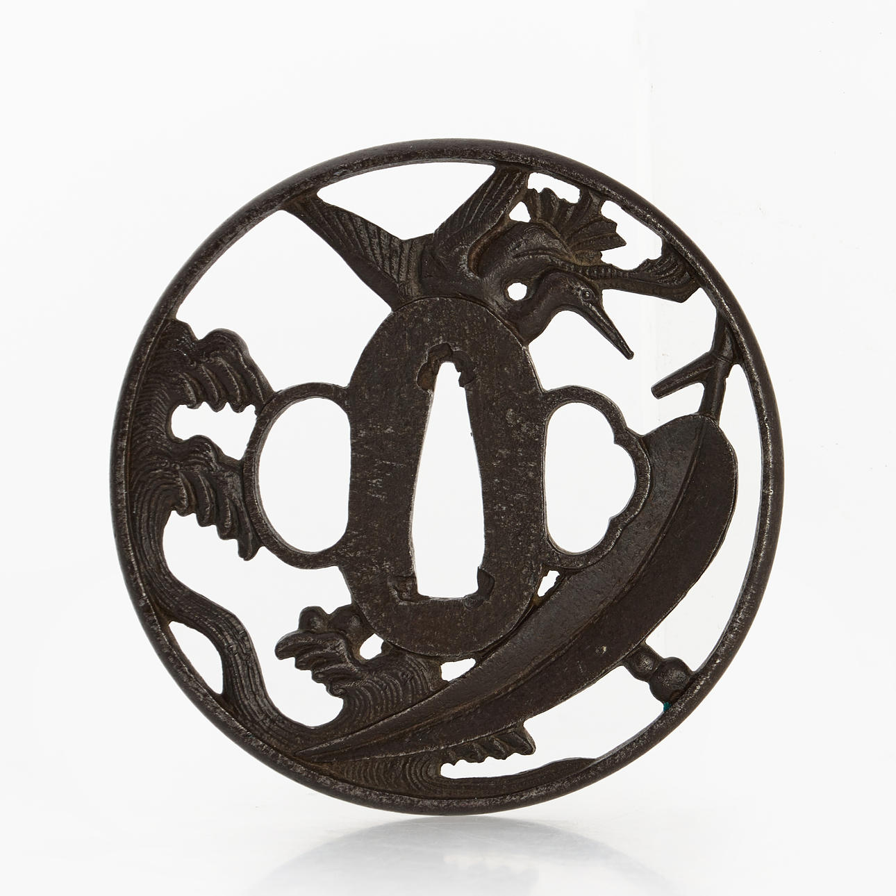 TSUBA, Eisen, Japan, Edo-Zeit (1603-1868).