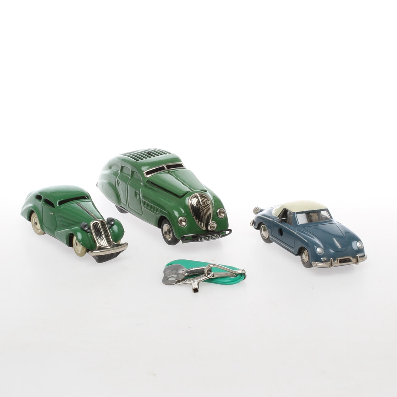 SCHUCO KOMMANDO, WENDEAUTO och PORSCHE Microracer.