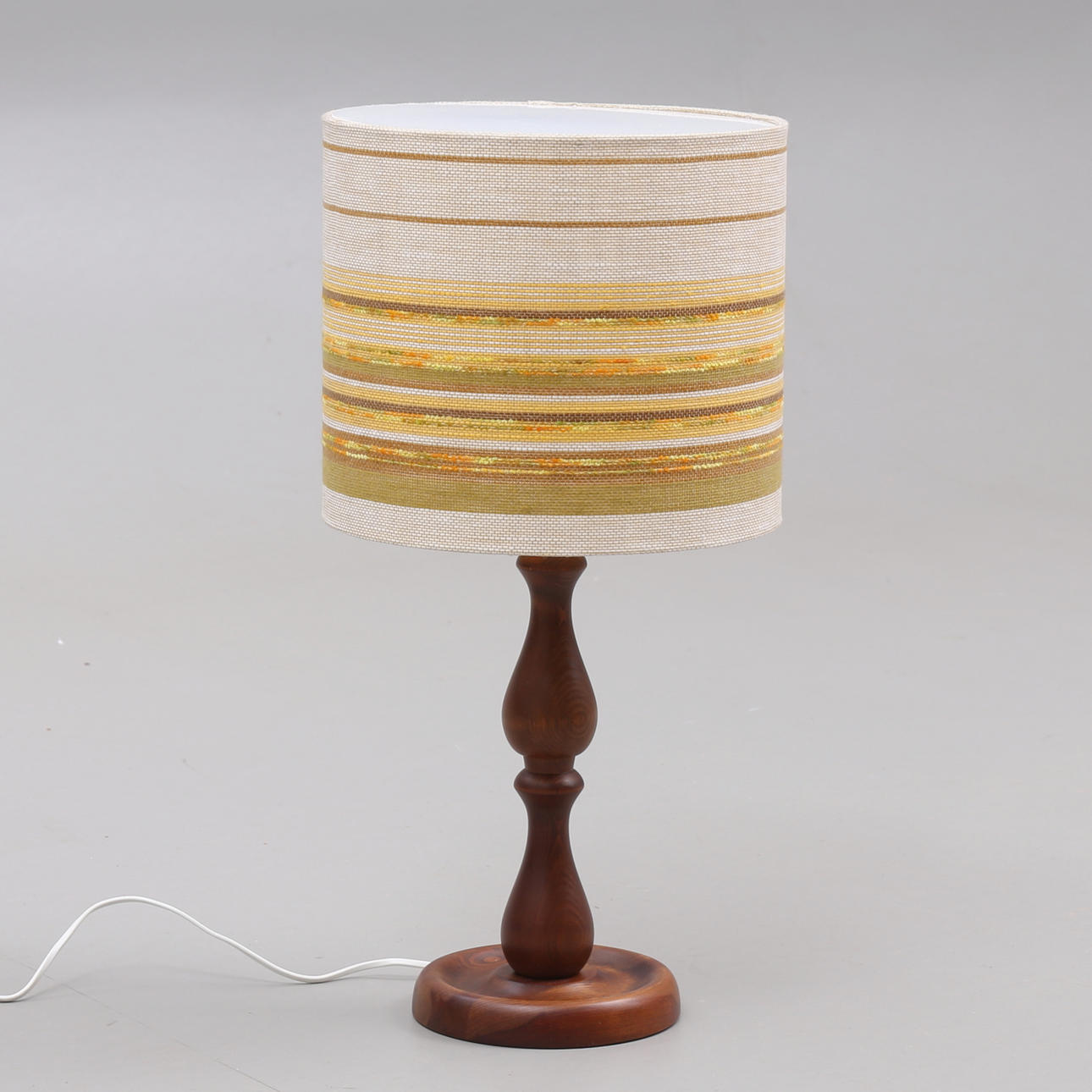 A table lamp, pine, second half of the 20th century.