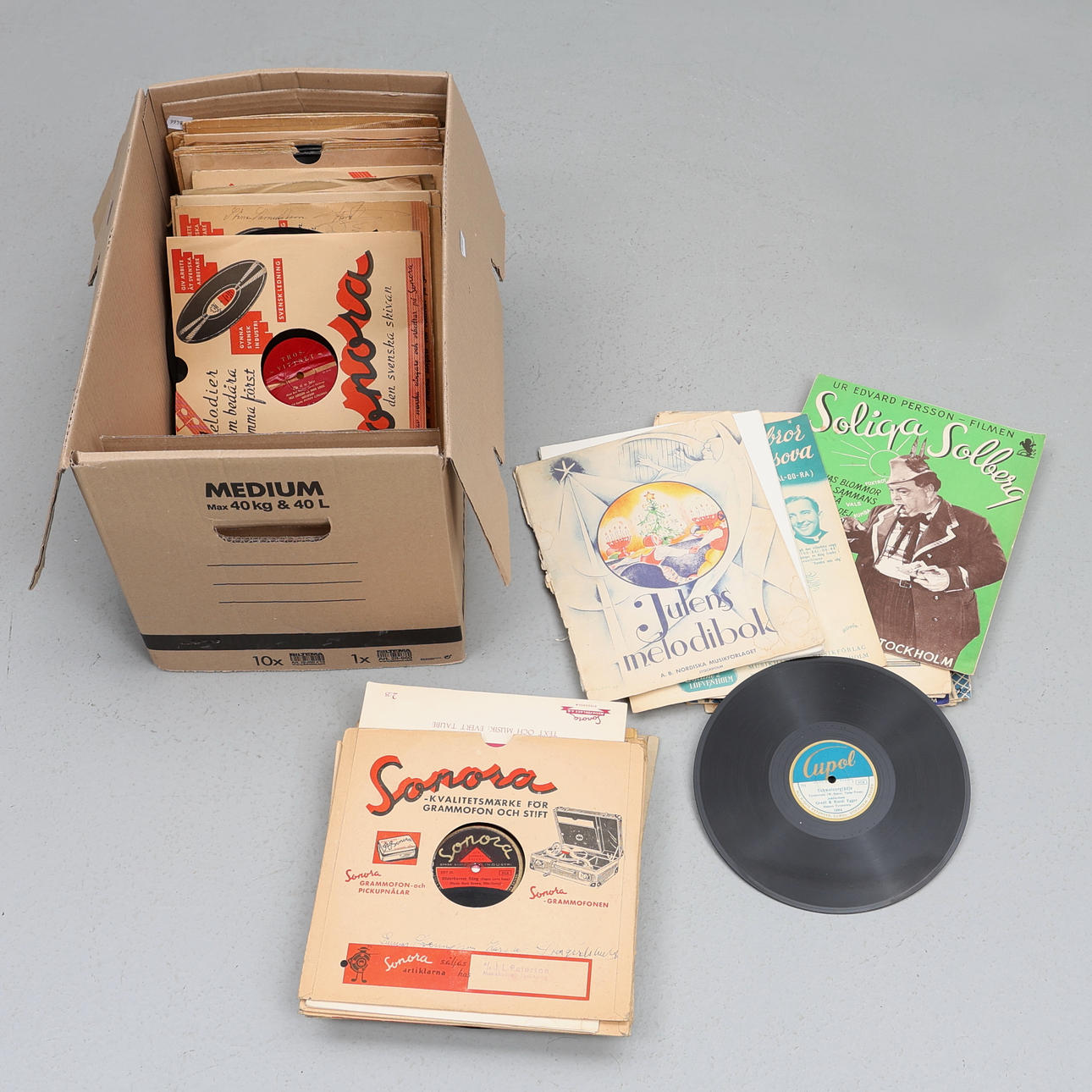 STENKAKOR OCH NOTBLAD, 1900-talets första hälft.