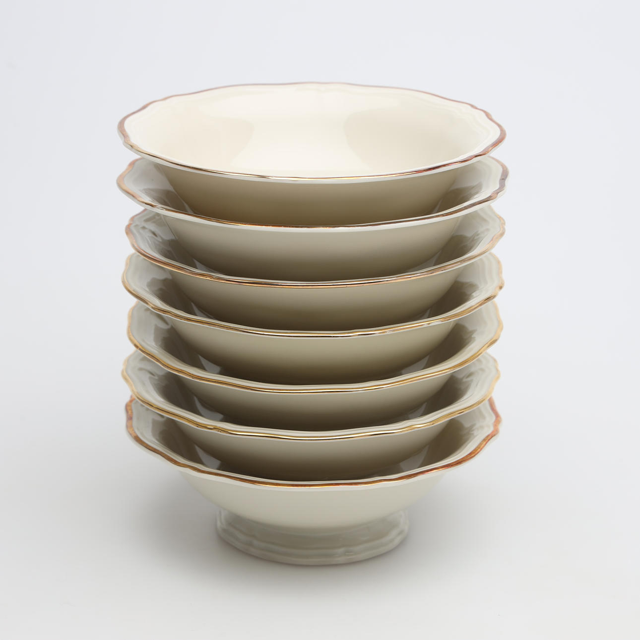 Ein Set aus 7 Porzellanschalen, „Chippendale“, Rosenthal.