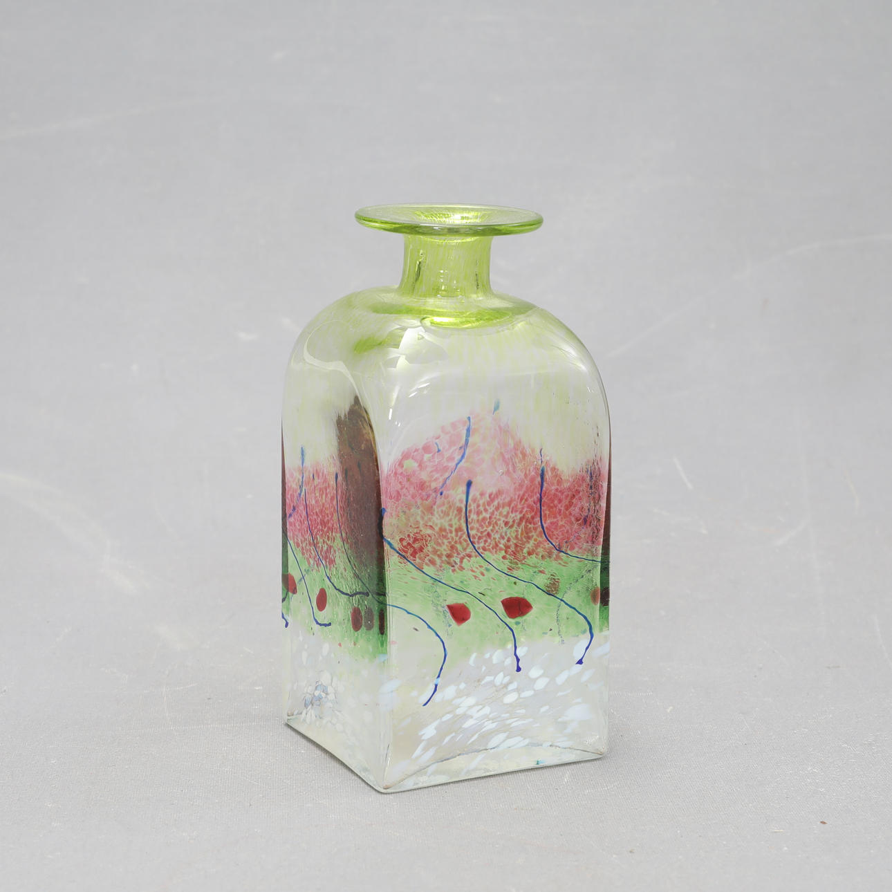 ÅSA BRANDT. BOTTLE, glass, signed.