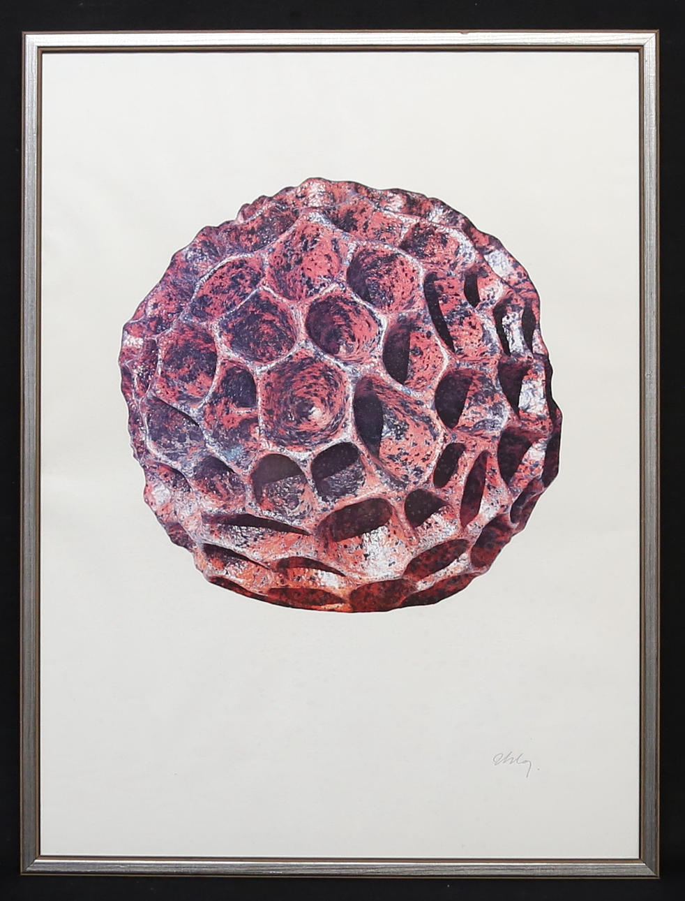 HANS HEDBERG. Lithographic print, signed.