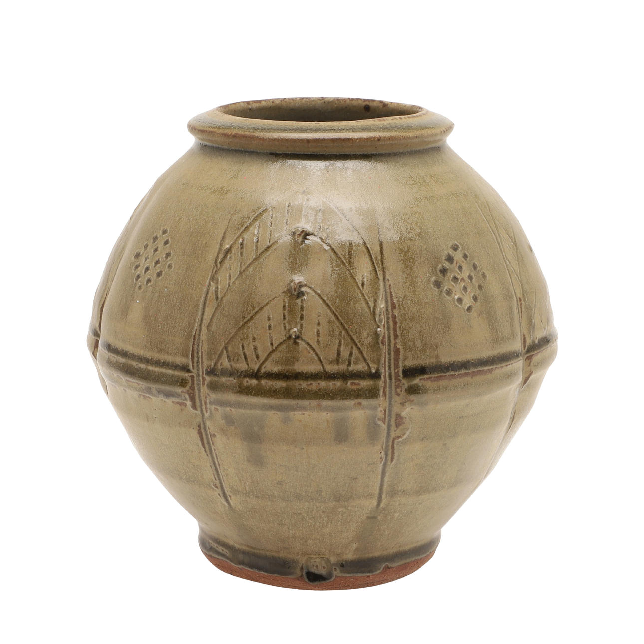 MIKE DODD - STUDIO POTTERY VASE.