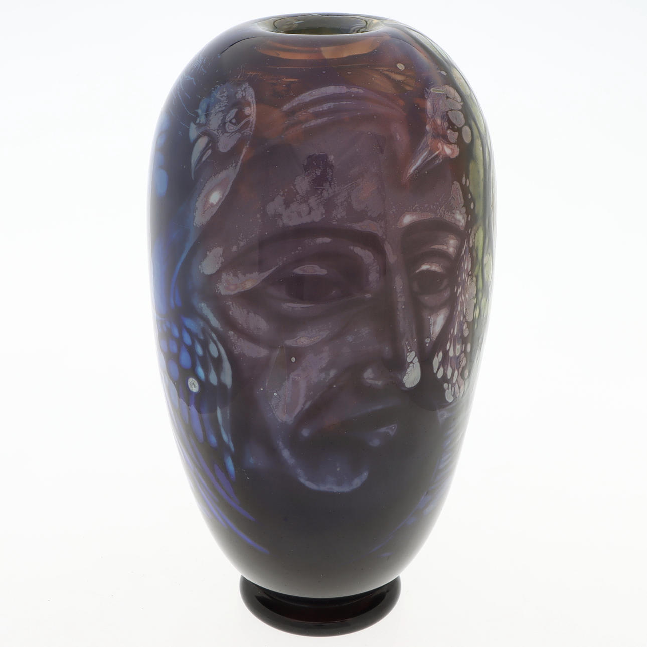 EVA ENGLUND. Vase, grail, “Muraya”, unique, signed.