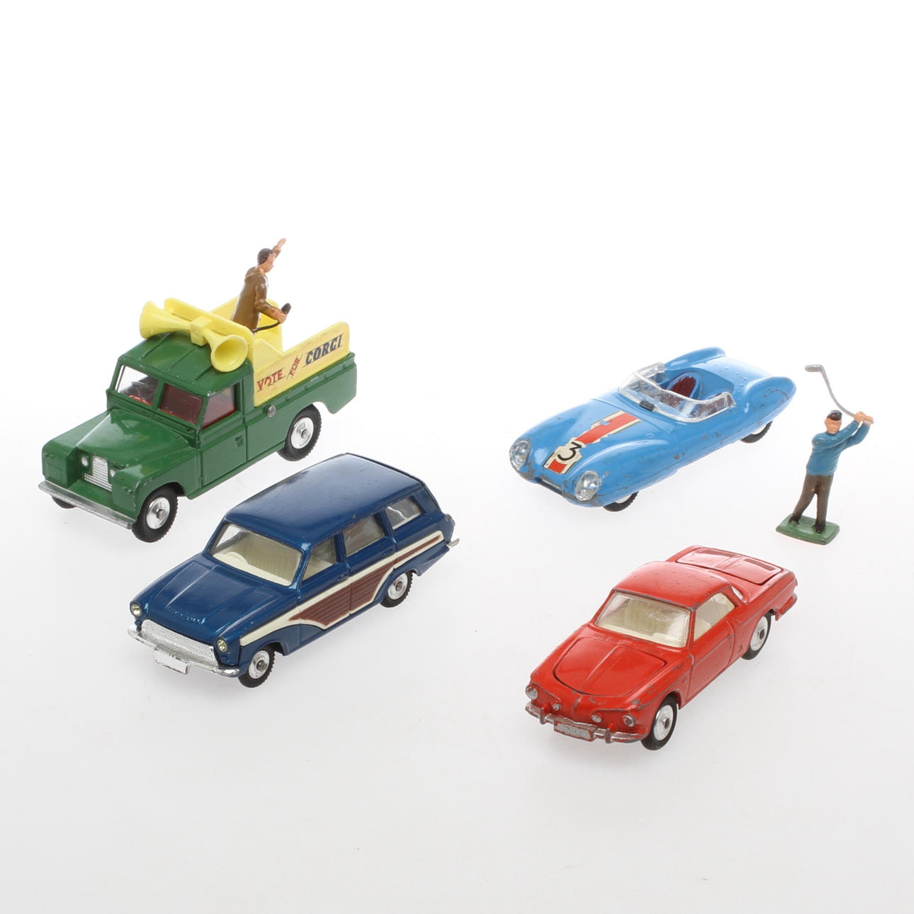 CORGI bilar. Fyra stycken . Vote for CORGI med mera.