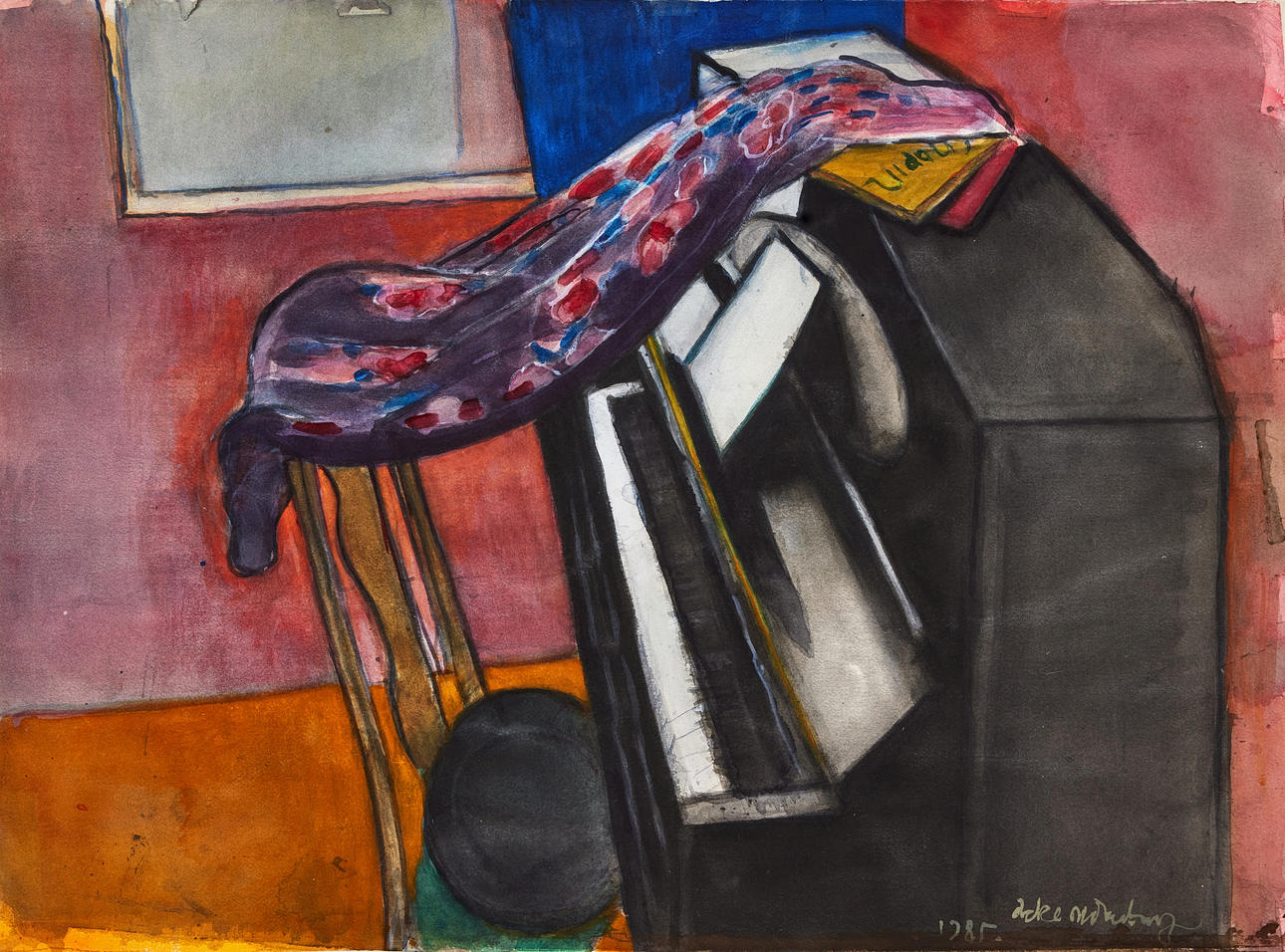ACKE OLDENBURG. “Piano, 1985".