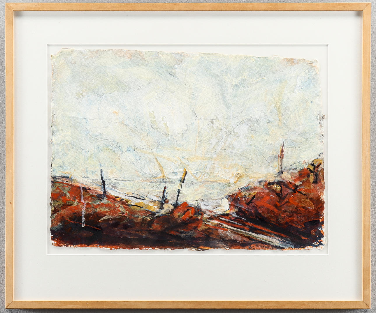 BJÖRN KRESTESEN mixed media, signed -02.