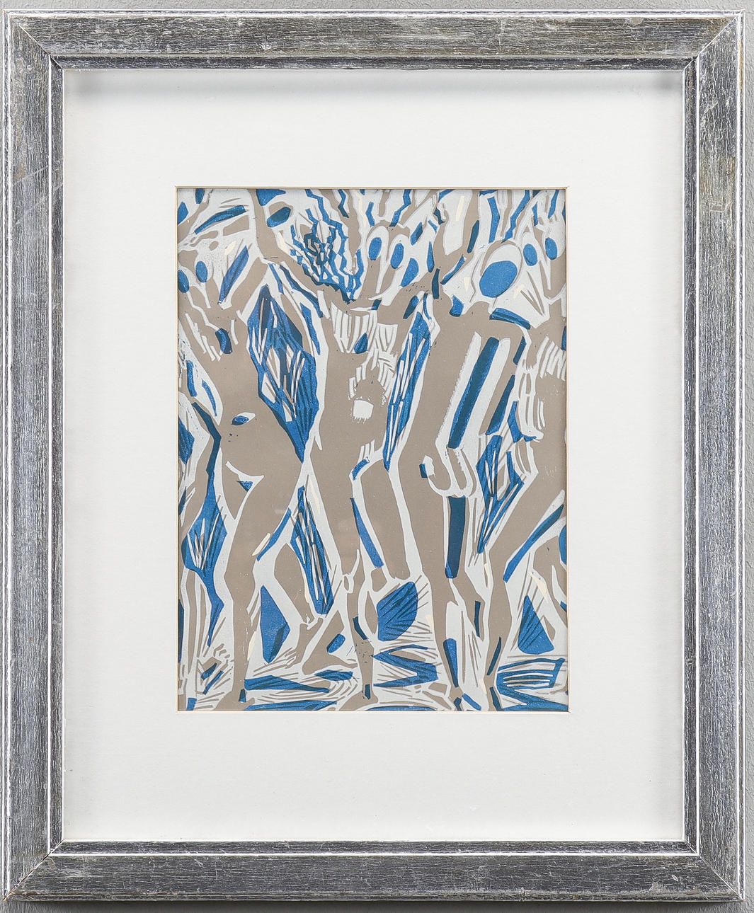 AXEL SALTO. Linoleum cut, unsigned.