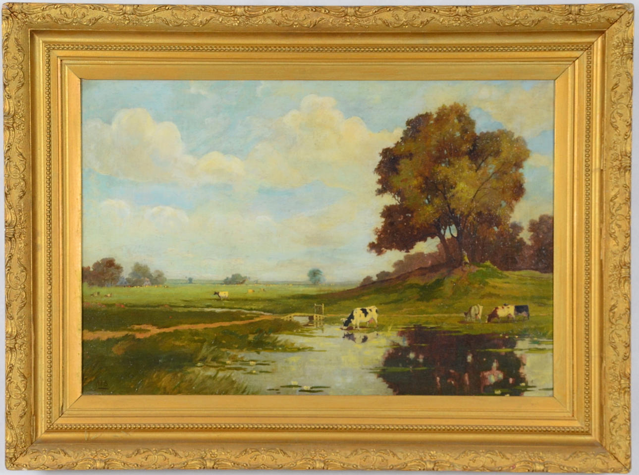 OIDENTIFIERAD KONSTNÄR. Olja på duk.