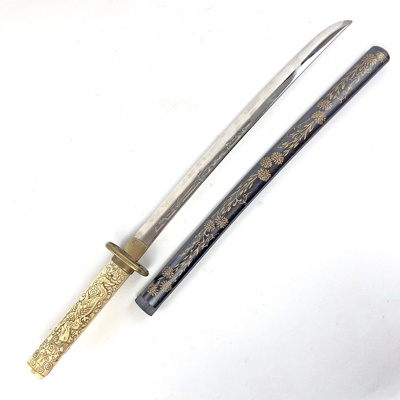 A 20th-century decorative samurai sword.