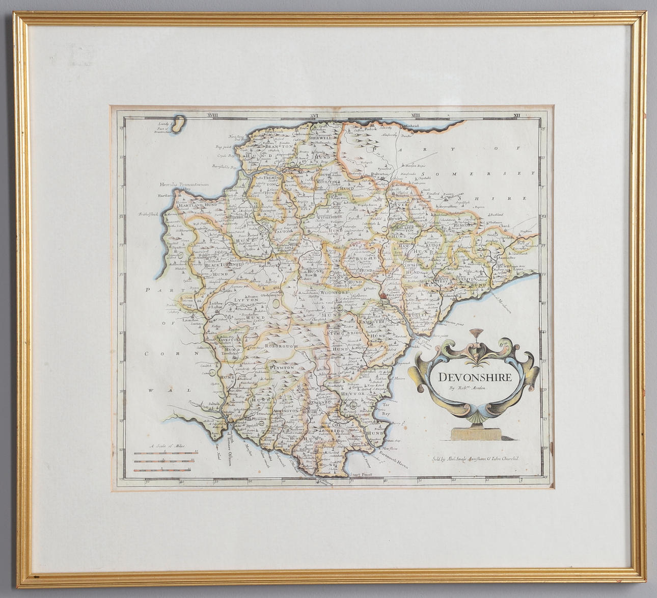 ROBERT MORDEN (1650-1703). Devonshire, c. 1695 or later.