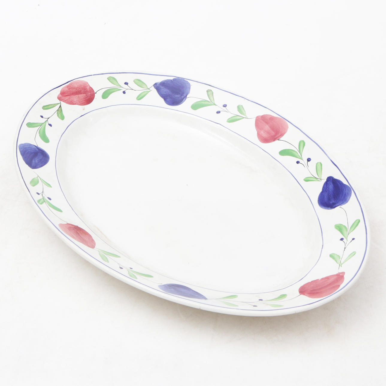 A ceramic giant dish, Gustavsberg, Allmoge.