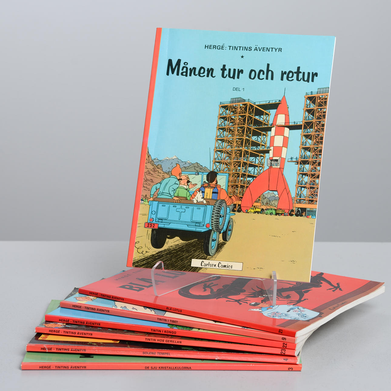 HERGÉ: 'TINTIN'S ADVENTURE', 7 Magazinalben.