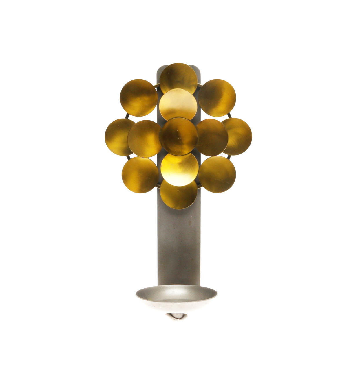 VÄGGLAMPETT, smide, 1960/70-tal.